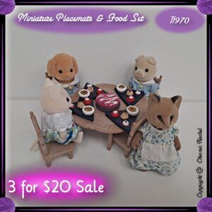 5-Piece Glued Together Navy Blue Triangle Dessert Plates